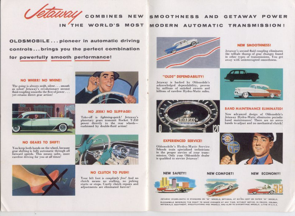 1956 Oldsmobile Jetaway Hydra-Matic Brochure Page 4